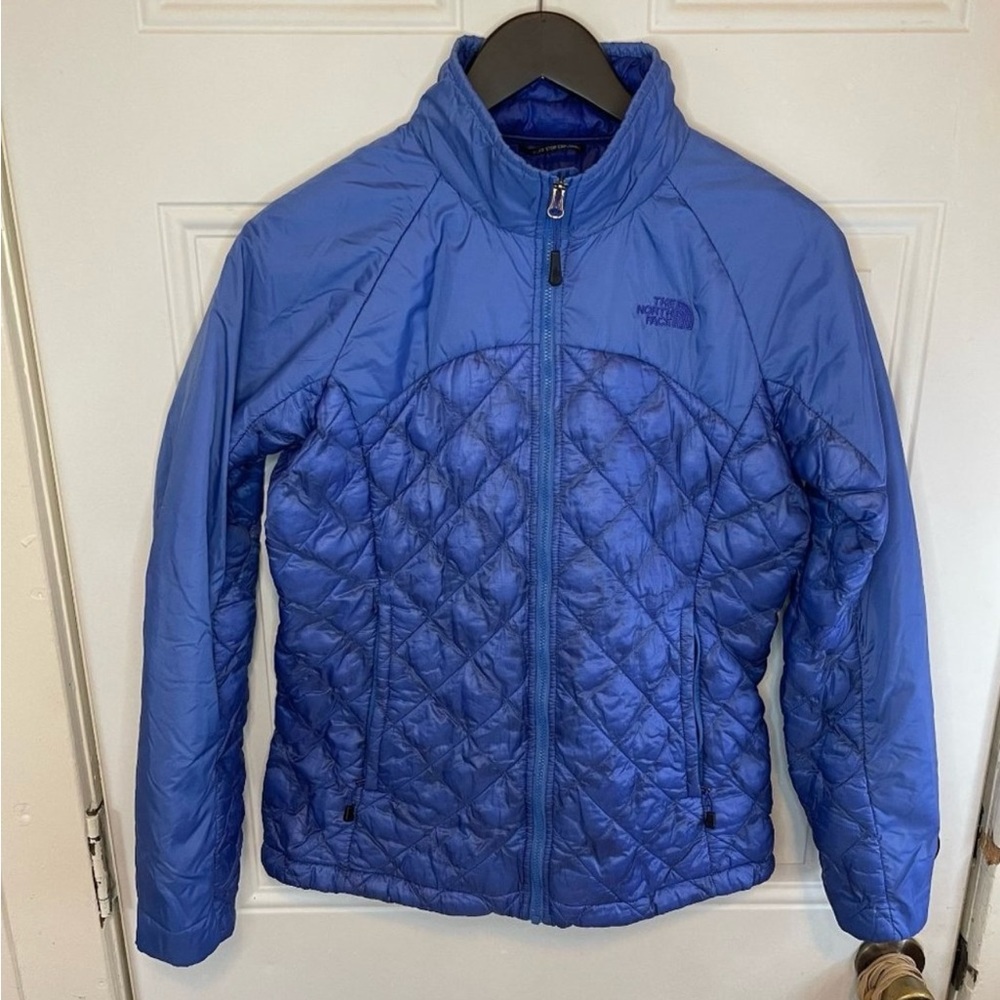 The North Face Puffer Thermoball Winter Coat Jacket Purple Women Size M